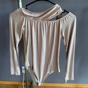 FashionNova Mocha Bodysuit Sz M